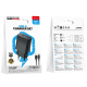 Зарядний пристрій Borofone BAS71A 10.5W 2.1A USB-A з кабелем A-C black PLS-00-00147786