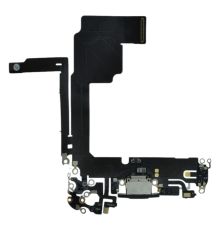 Шлейф iPhone 15 Pro з роз'ємом зарядки black titanium (Original China) PLS-00-00112863
