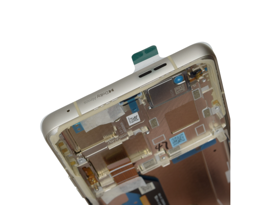 Дисплей Motorola XT2401 Moto Edge 50 Ultra з сенсором та рамкою nordic wood (Original) PLS-00-00130242