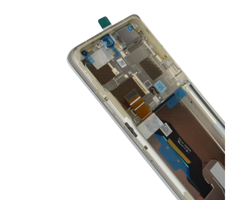 Дисплей Motorola XT2401 Moto Edge 50 Ultra з сенсором та рамкою nordic wood (Original) PLS-00-00130242