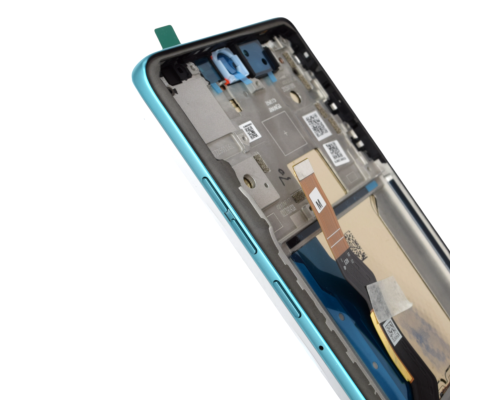 Дисплей Motorola XT2503 Moto Edge 60 Fusion з сенсором та рамкою (amazonite) green (Original) PLS-00-00142749