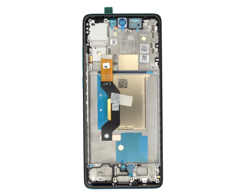 Дисплей Motorola XT2503 Moto Edge 60 Fusion з сенсором та рамкою (amazonite) green (Original) PLS-00-00142749