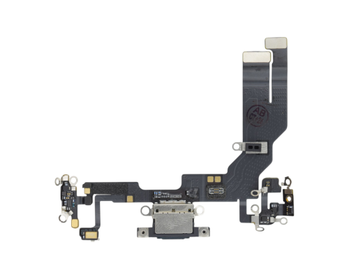 Шлейф для iPhone 16E з роз'ємом зарядки black (Used) PLS-00-00163651