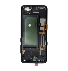 Дисплей Samsung G950 Galaxy S8 з сенсором та рамкою black (Original Refurbished) PLS-00-00149226