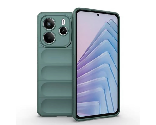 Чохол Magic Shield Xiaomi Redmi Note 14 4G dark green PLS-00-00158146