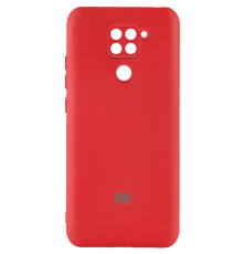 Чохол Silicone Cover Full Camera Xiaomi Redmi Note 9 red PLS-00-00103702
