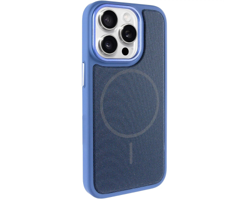 Чохол TechWoven Hybrid with Magnetic для iPhone 15 Pro Max blue PLS-00-00165302