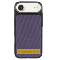 Чохол TechWoven Hybrid with Magnetic для iPhone 17 Air black purple PLS-00-00165333