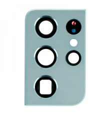 Скло камери Samsung G998 Galaxy S21 Ultra з рамкою phantom silver (Original) PLS-00-00061757