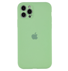 Чохол Silicone Case Full Camera Protective iPhone 14 Pro Max mint PLS-00-00099902