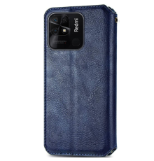 Чохол-книжка Leather Cubic Xiaomi Redmi 10C blue PLS-00-00098711