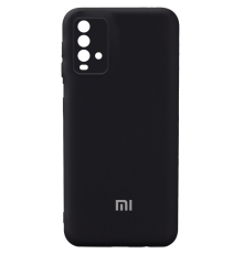 Чохол Silicone Cover Full Camera Xiaomi Redmi Note 9 4G black PLS-00-00093611