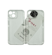 Чохол Silicone KST iPhone 13 clear PLS-00-00098863
