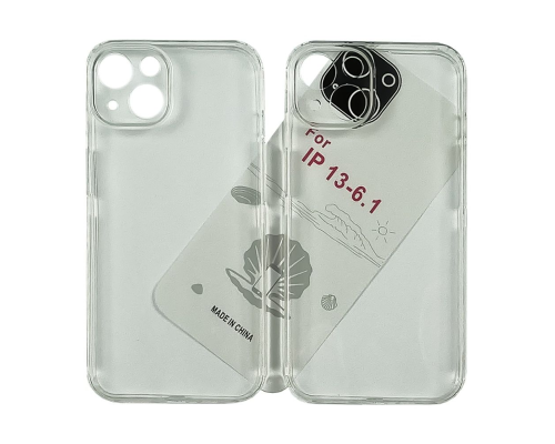 Чохол Silicone KST iPhone 13 clear PLS-00-00098863