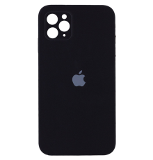 Чохол Silicone Case Квадратні Борти Full Camera iPhone 11 Pro Max black PLS-00-00097866