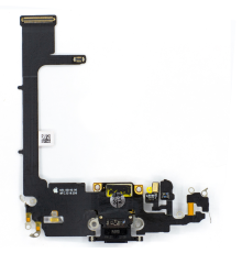 Шлейф iPhone 11 Pro з роз'ємом зарядки space gray (Original Used) PLS-00-00037034