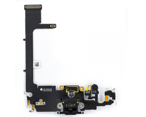 Шлейф iPhone 11 Pro з роз'ємом зарядки space gray (Original Used) PLS-00-00037034