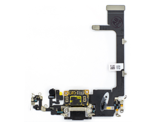 Шлейф iPhone 11 Pro з роз'ємом зарядки space gray (Original Used) PLS-00-00037034