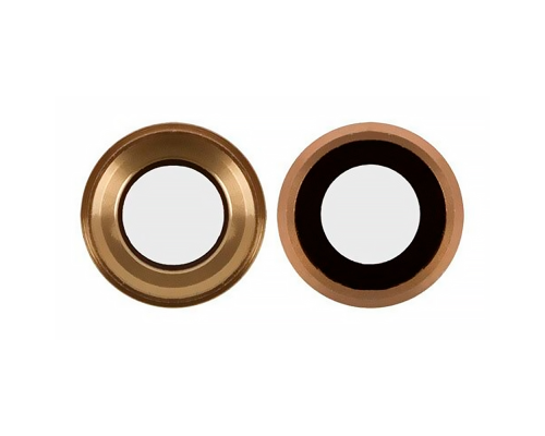 Скло камери Apple iPhone 6S Plus з рамкою gold PLS-00-00014071
