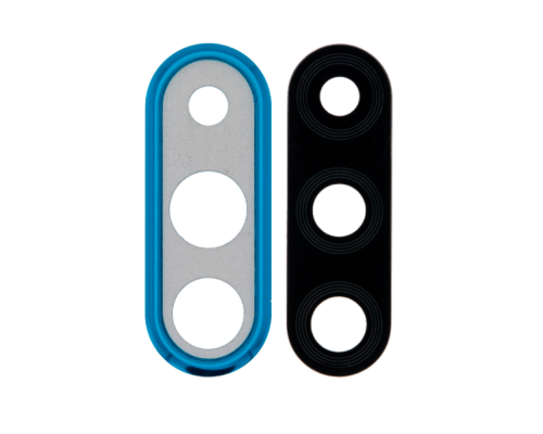 Скло камери Huawei P30 Lite (48mp) з рамкою blue (Original) PLS-00-00034686