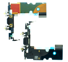 Шлейф iPhone 8 з роз'ємом зарядки black (Original Used) PLS-00-00037638