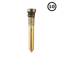 Набір гвинтів для iPhone X gold (зовнішні) 10шт PLS-00-00051160