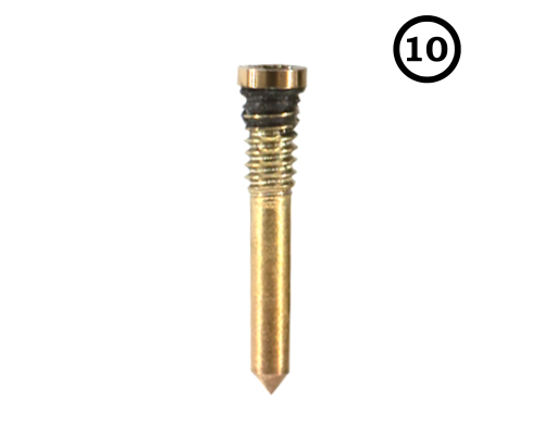 Набір гвинтів для iPhone X gold (зовнішні) 10шт PLS-00-00051160