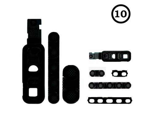 Набір захисних сіток для динаміка та мікрофона Apple iPhone XS Max (10 комплектів) PLS-00-00080403