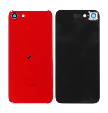Задня кришка iPhone SE 2 2020 зі склом камери red (Original China) PLS-00-00081127