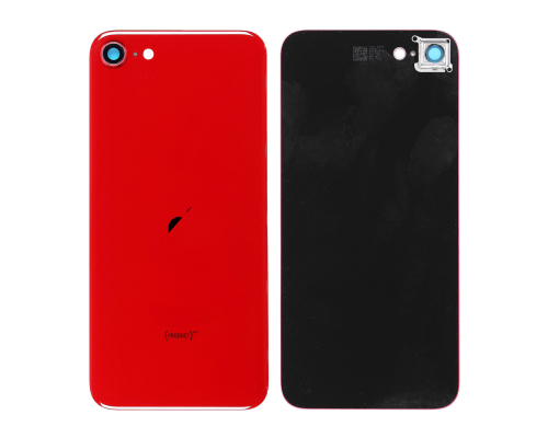 Задня кришка iPhone SE 2 2020 зі склом камери red (Original China) PLS-00-00081127