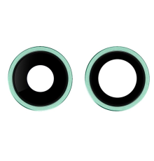 Скло камери Apple iPhone 11 з рамкою green PLS-00-00037076