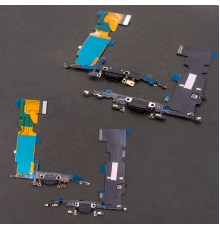 Шлейф iPhone 8 Plus з роз'ємом зарядки black PLS-00-00017877