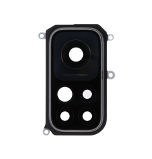 Скло камери Xiaomi Mi 10T Pro з рамкою black (Service) PLS-00-00080507
