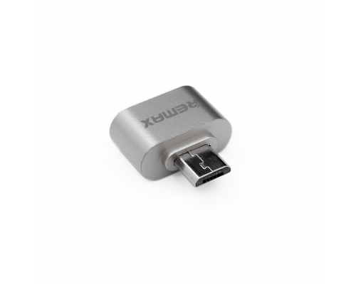 Перехідник Remax USB to Micro USB silver PLS-00-00015753