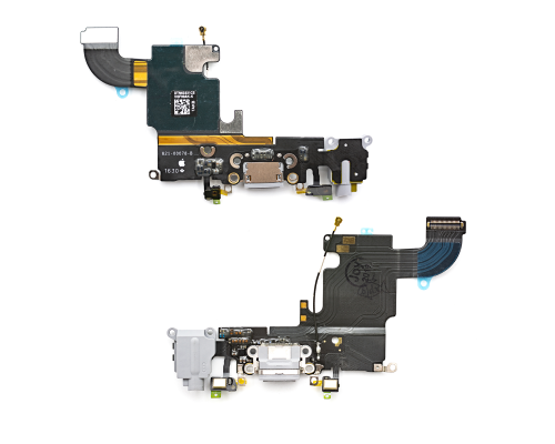 Шлейф iPhone 6S з роз'ємом зарядки gray (Original) PLS-00-00028020