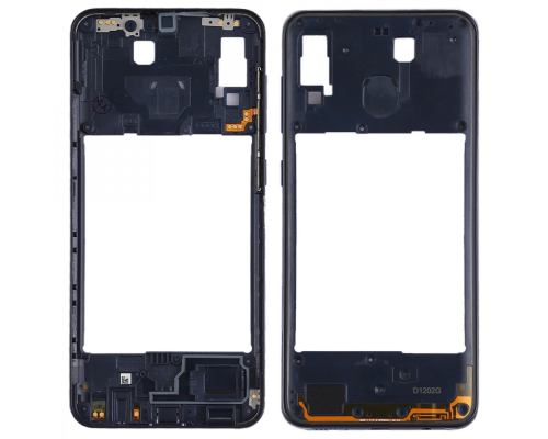 Середня частина корпусу Samsung A205 Galaxy A20 2019 black (Original China) PLS-00-00028544
