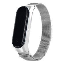 Ремінець Xiaomi Mi Band (3,4) Milanese Loop Design silver PLS-00-00073639