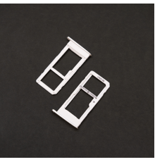 Тримач SIM-карти та карти пам'яті Samsung G930FD Galaxy S7 Duos white PLS-00-00018294