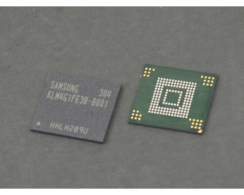 Мікросхема пам'яті Samsung KLM4G1FE3B-B001, 4GB, BGA 153, Rev. 1.5 (MMC 4.41) PLS-00-00010284