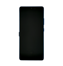 Дисплей Samsung G770 Galaxy S10 Lite з сенсором та рамкою blue (Original) PLS-00-00081278