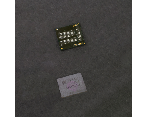 Мікросхема пам'яті Samsung KMQN10006M-B318, 1.5/8GB, BGA 221, Rev. 1.7 (MMC 5.0, MMC 5.01) PLS-00-00015973