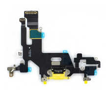 Шлейф iPhone 11 з роз'ємом зарядки yellow (Original Used) PLS-00-00037048