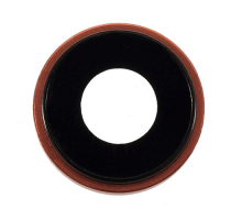 Скло камери Apple iPhone XR з рамкою coral (Original) PLS-00-00042045