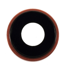 Скло камери Apple iPhone XR з рамкою coral (Original) PLS-00-00042045