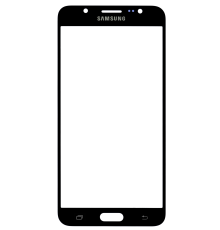 Скло дисплея Samsung J710 Galaxy J7 (2016) black (Original China) PLS-00-00012315