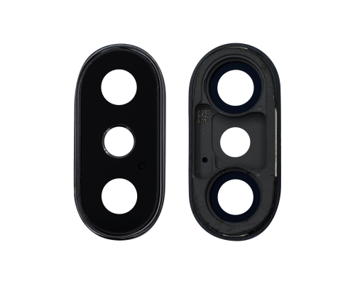 Скло камери Apple iPhone X з рамкою space gray PLS-00-00021485