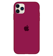 Чохол Silicone Case Full Protective iPhone 11 Pro Max maroon PLS-00-00071394