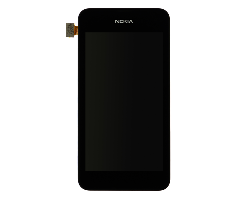 Дисплей Nokia Lumia 530 з сенсором та рамкою black (Original China) PLS-00-00010682