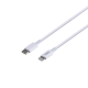 Зарядний пристрій Hoco C76A Plus 20W 3A 1USB-C з кабелем Lightning white PLS-00-00075109