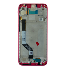 Дисплей Xiaomi Redmi Note 7 з сенсором та рамкою red (Original) PLS-00-00066687